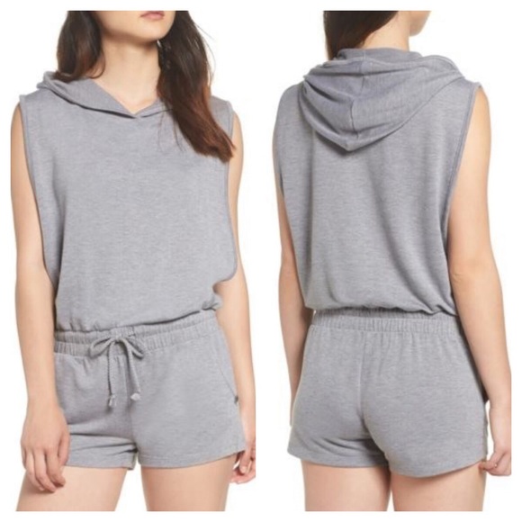 hooded romper womens